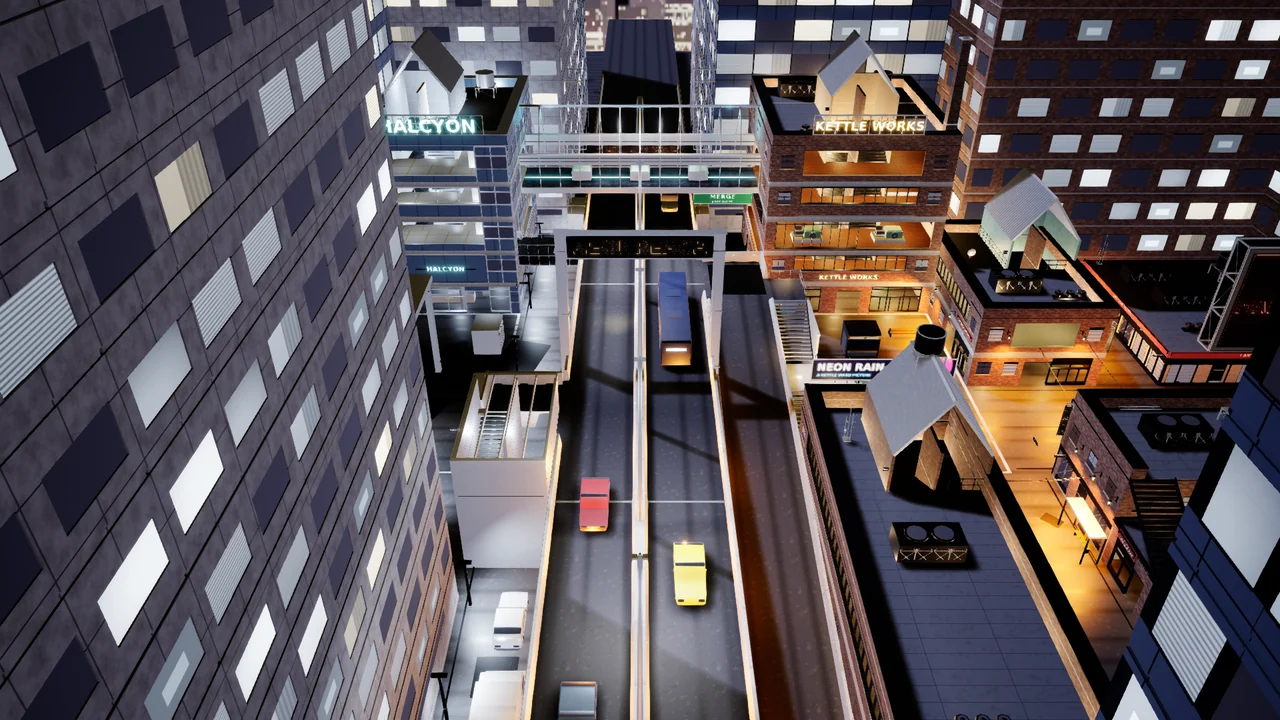 The Reach Expressway deck from the south